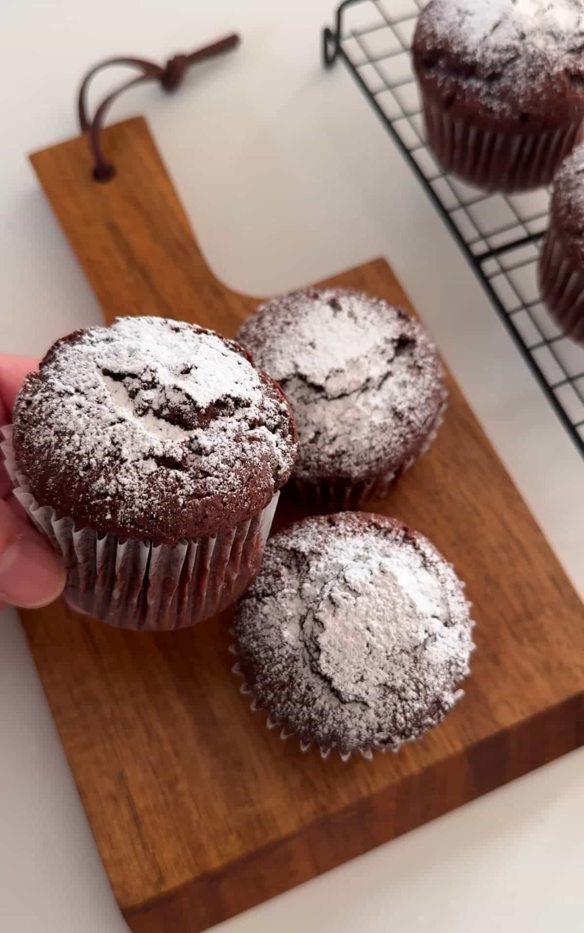 ホットケーキミックスで作る濃厚ガトーショコラマフィン