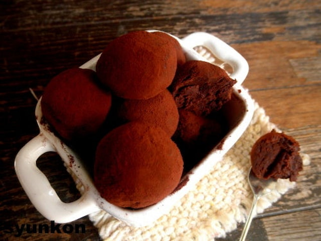 山本ゆりさんの「とろける生チョコトリュフ」レシピ