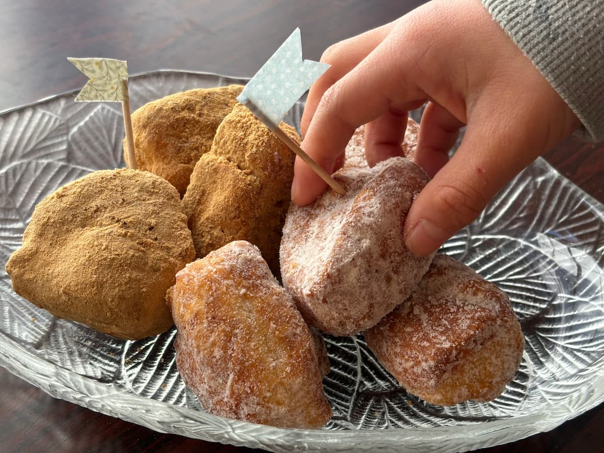 「にんじんドーナツ」レシピ