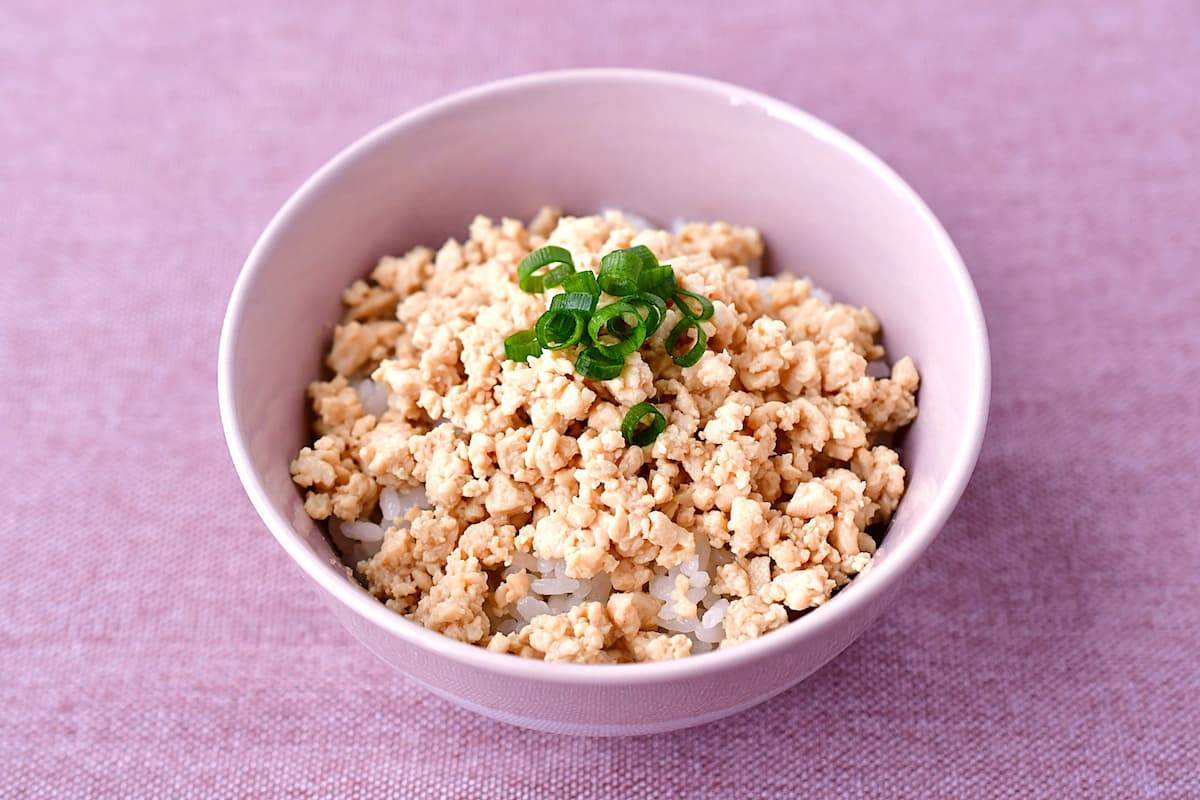 豆腐そぼろご飯