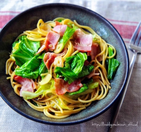 春キャベツ×ベーコンで簡単！15分で作れる絶品パスタ