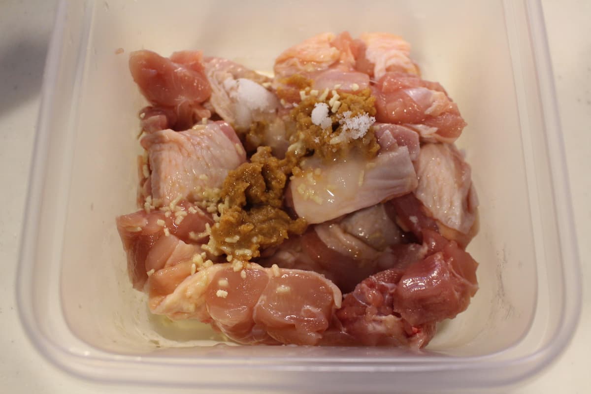 鶏もも肉のみそ焼き