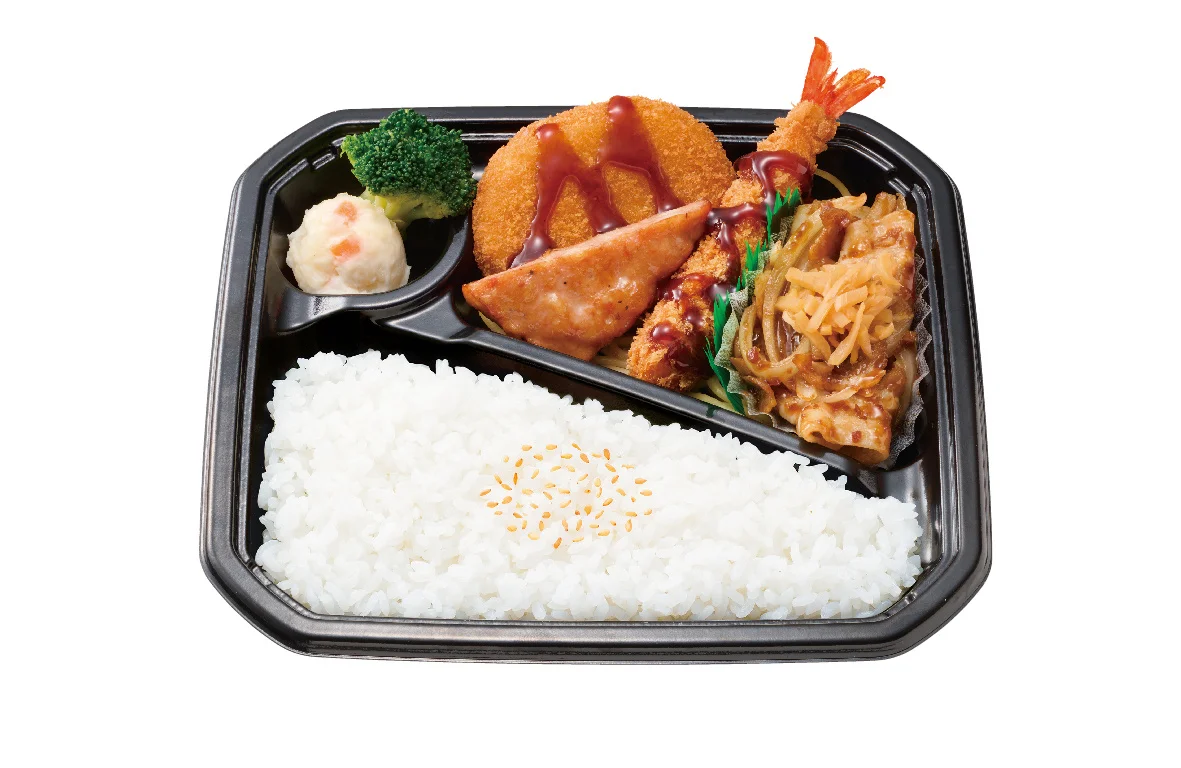 しょうが焼＆えびフライ弁当