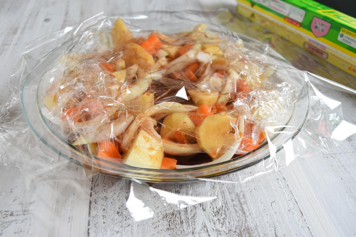 中華風じゃがベーコン
