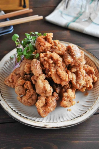さっぱりあと引くおいしさ♪「梅かつおの竜田揚げ」レシピ