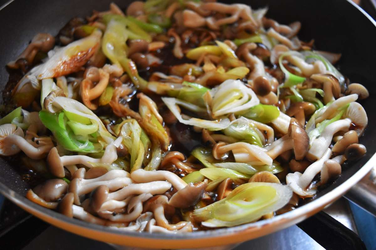 牛肉と長ねぎの旨み炒め