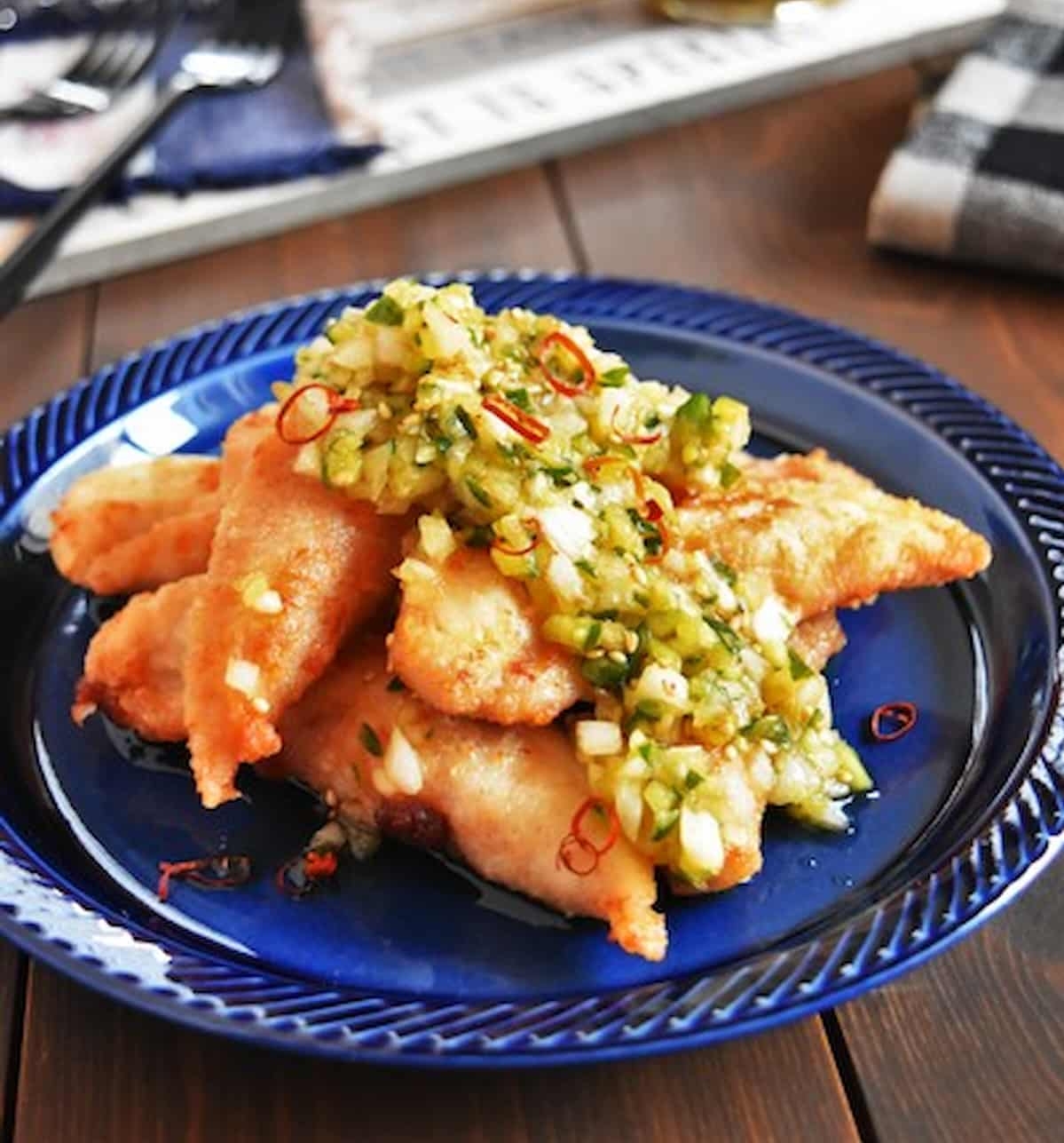万能だれで作る！鶏ささみの「チキン南蛮漬け」レシピ
