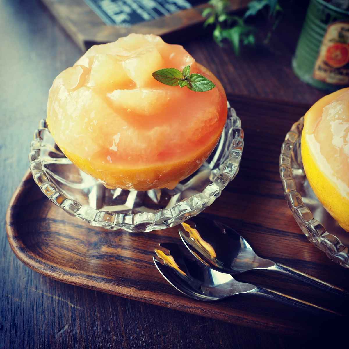 ジュレがけまるごとグレープフルーツゼリー