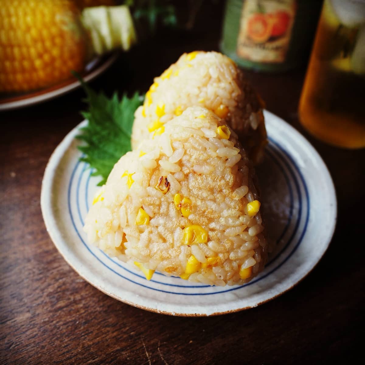 焼きもろこし風焼きおにぎり