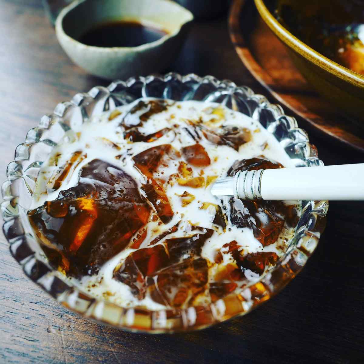 「ほうじ茶ゼリー」レシピ