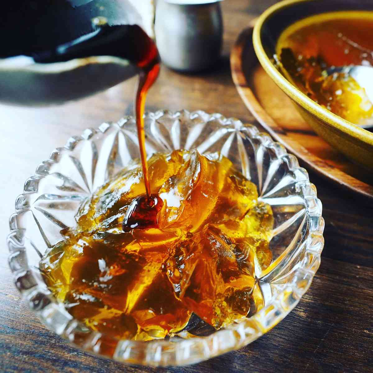 「ほうじ茶ゼリー」レシピ