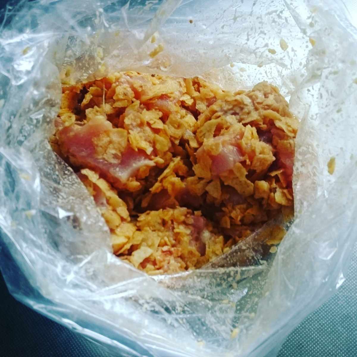 「ポテトスナックチキン」レシピ