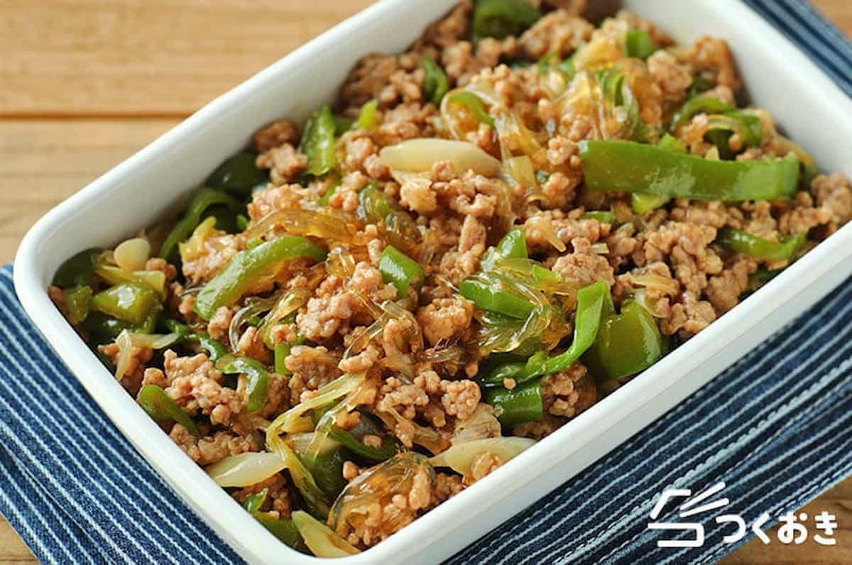 別ゆで不要でもっちり！「春雨とひき肉の中華風炒め」レシピ