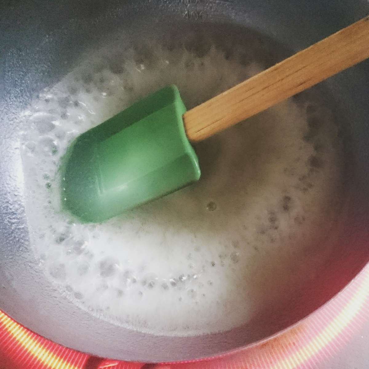 ちょっとレトロなみかんの花咲く豆乳杏仁豆腐♪