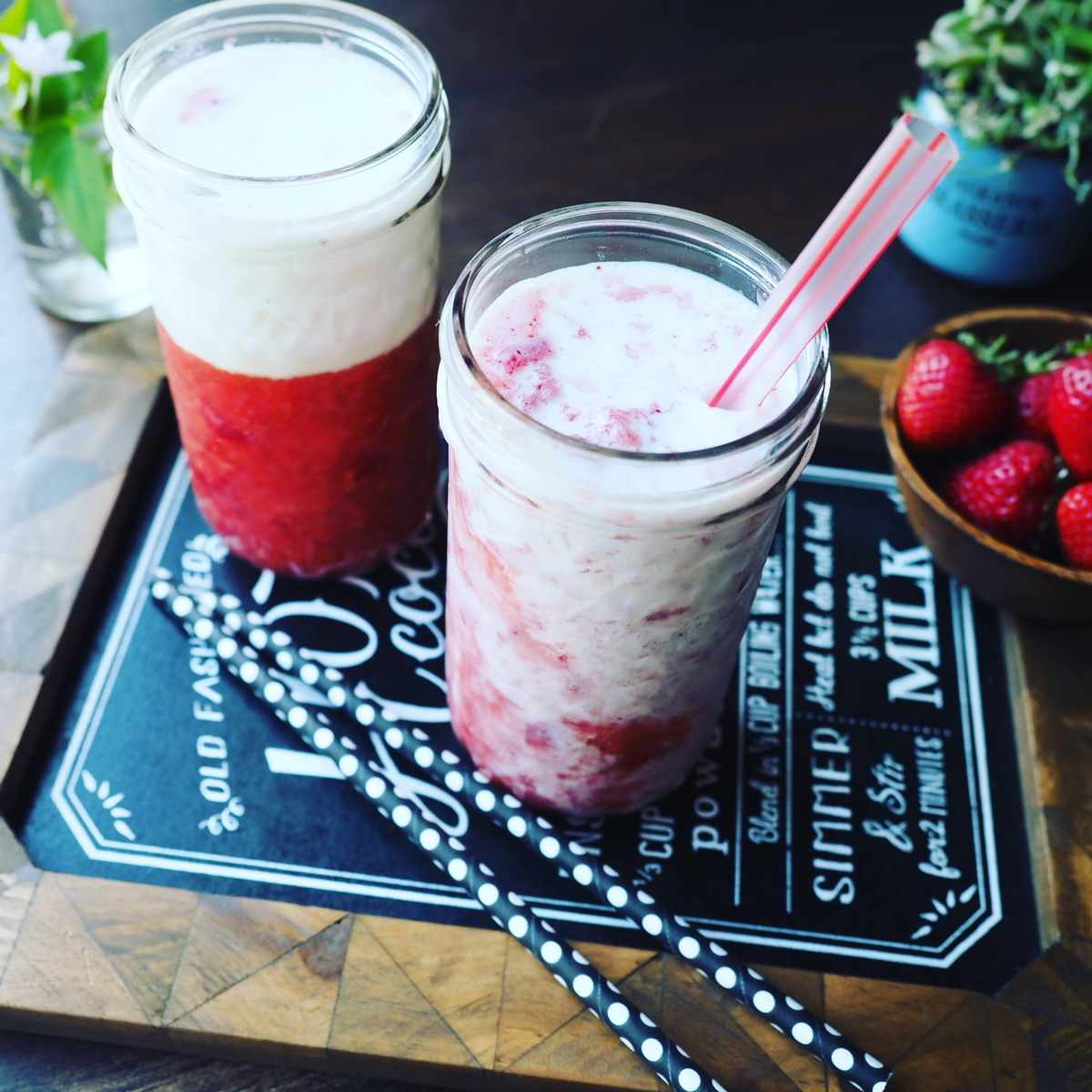 5分で完成！おやつにぴったりな飲むゼリー♪「ドロリッチ風いちごみるく」の作り方