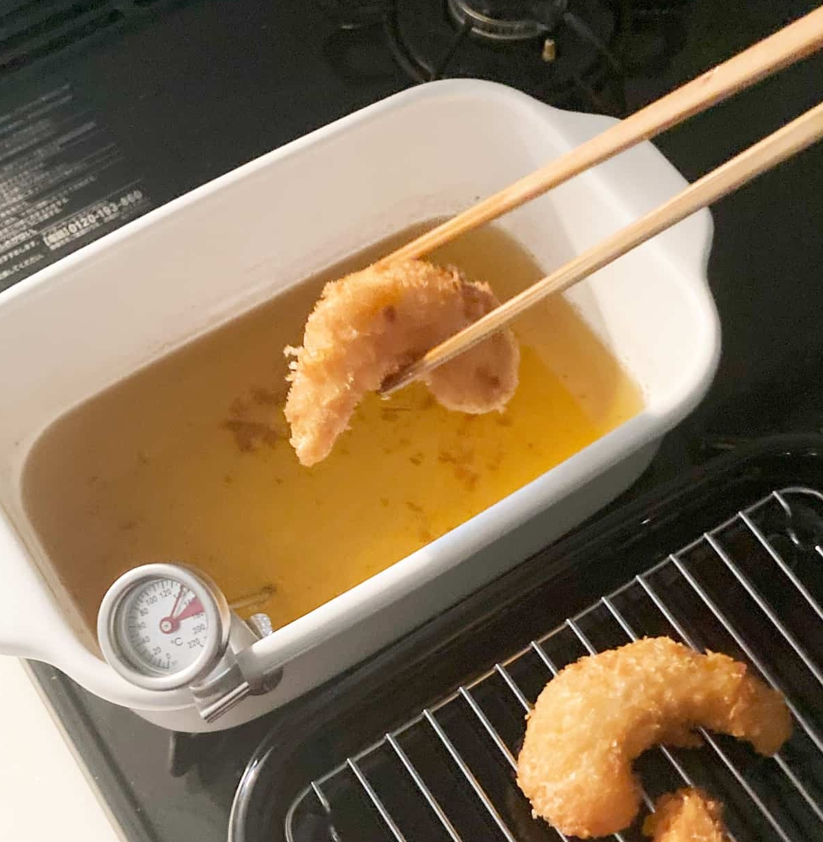 富士ホーロー 角型天ぷら鍋05