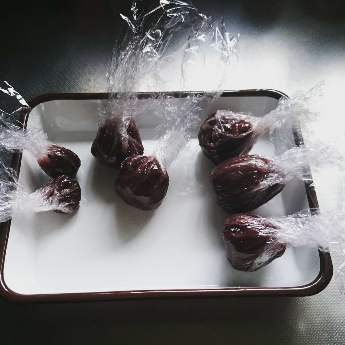 雪うさぎと雪だるまのいちご大福