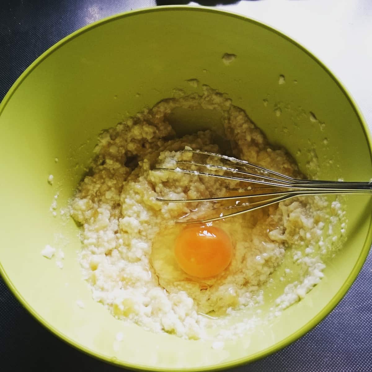 豆腐とバナナのドーナツ
