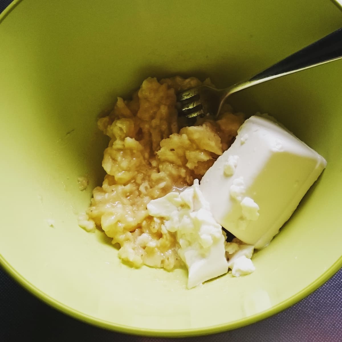 豆腐とバナナのドーナツ