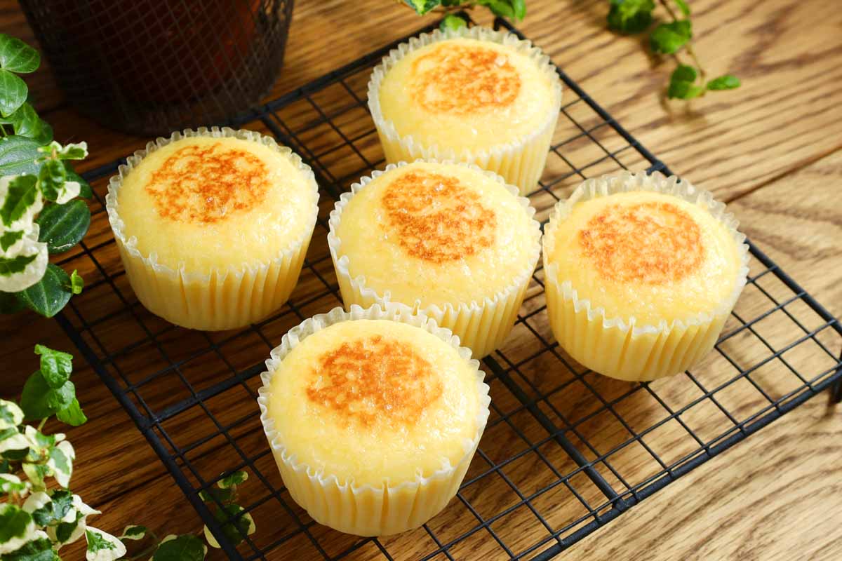 チーズ蒸しケーキ