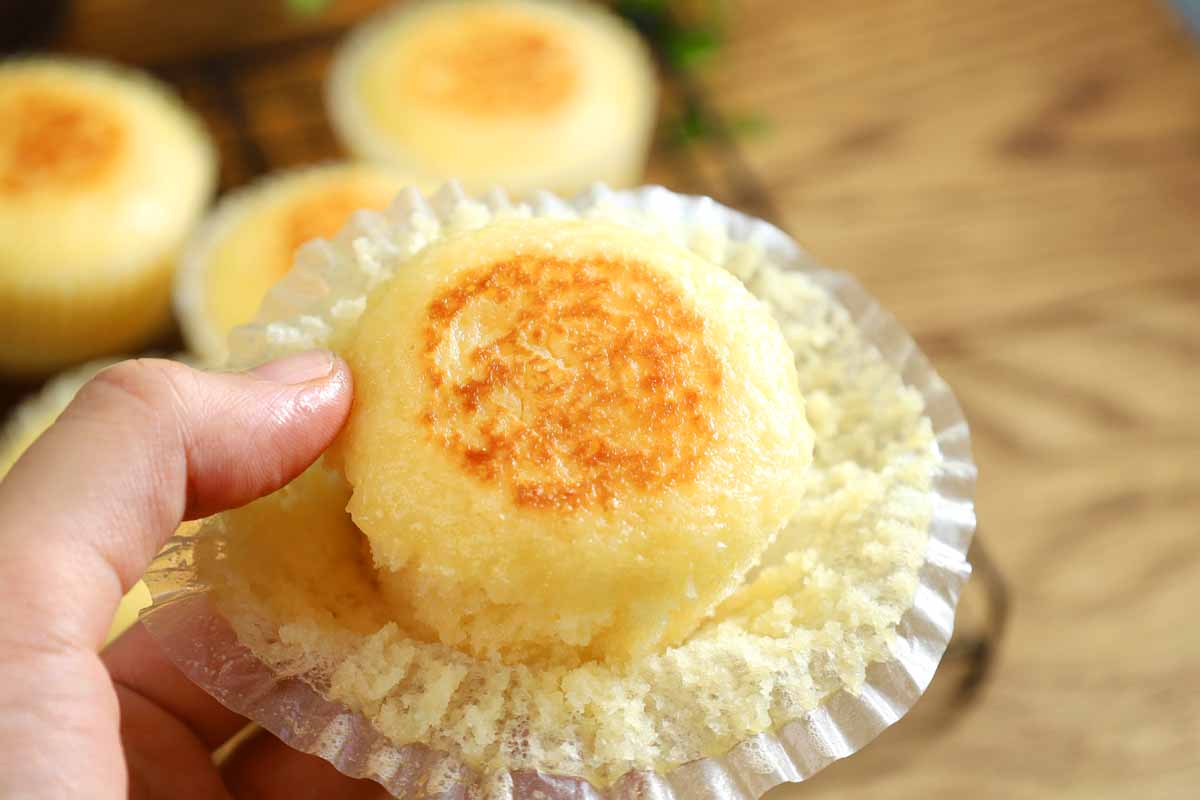 チーズ蒸しケーキ