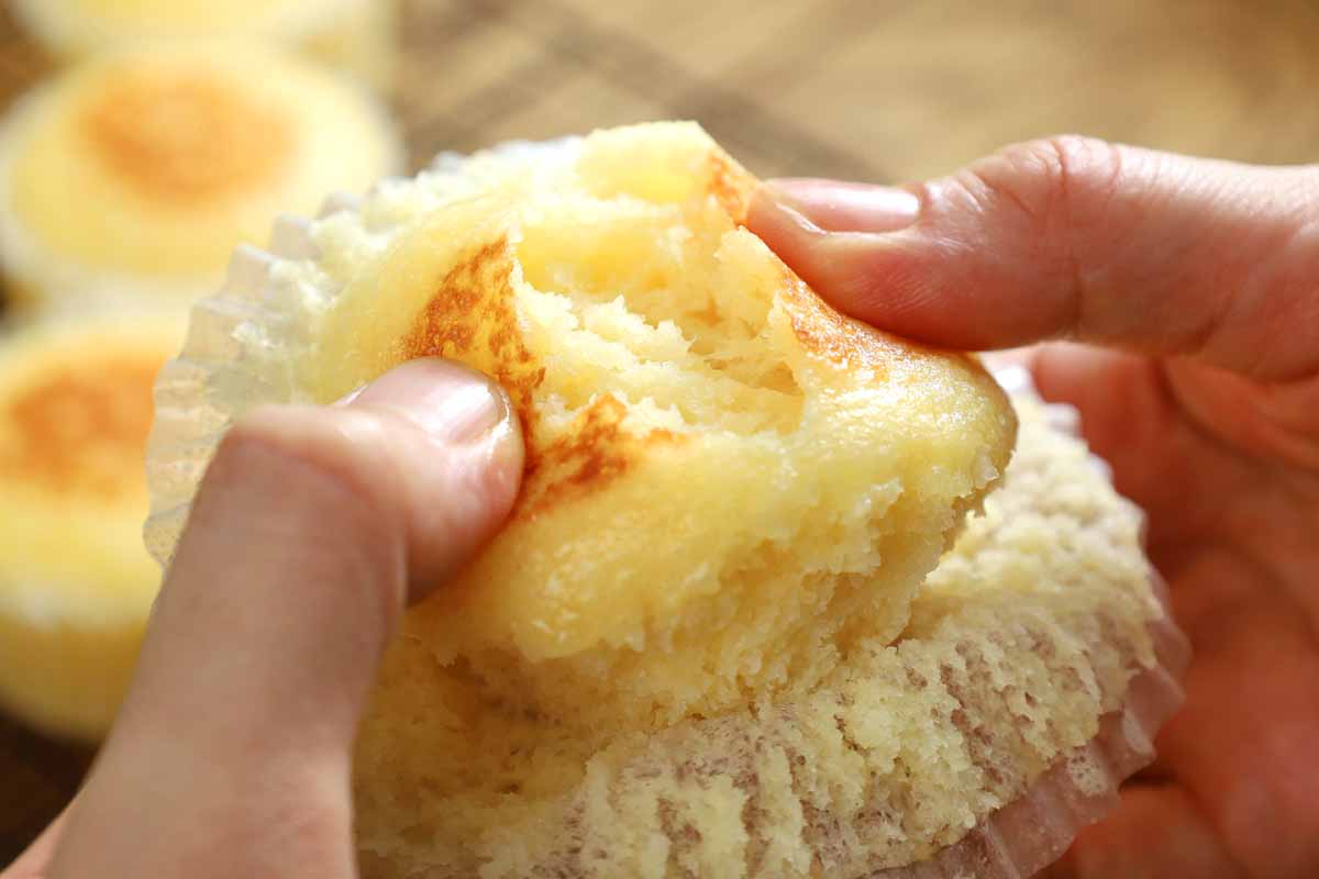 チーズ蒸しケーキ