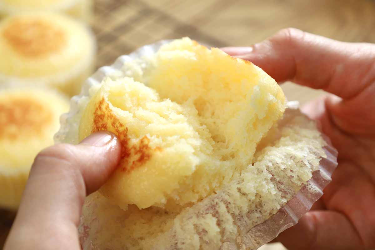 チーズ蒸しケーキ