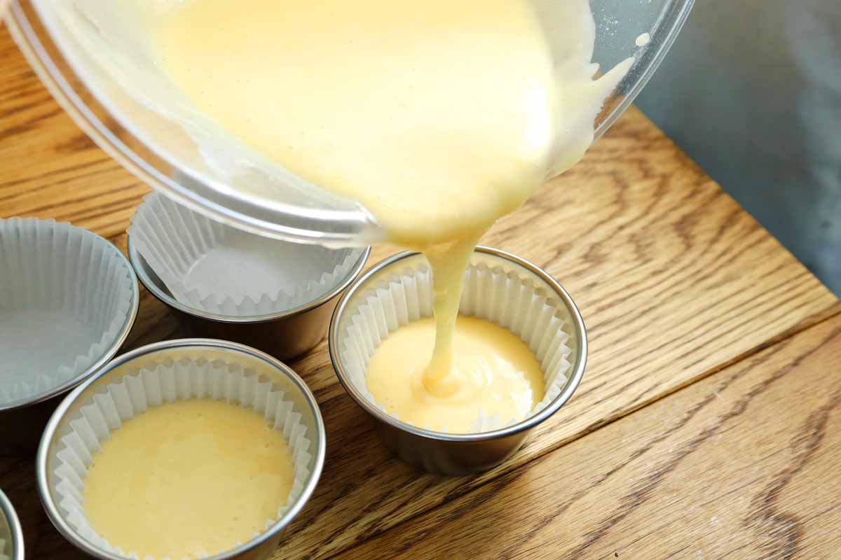チーズ蒸しケーキ