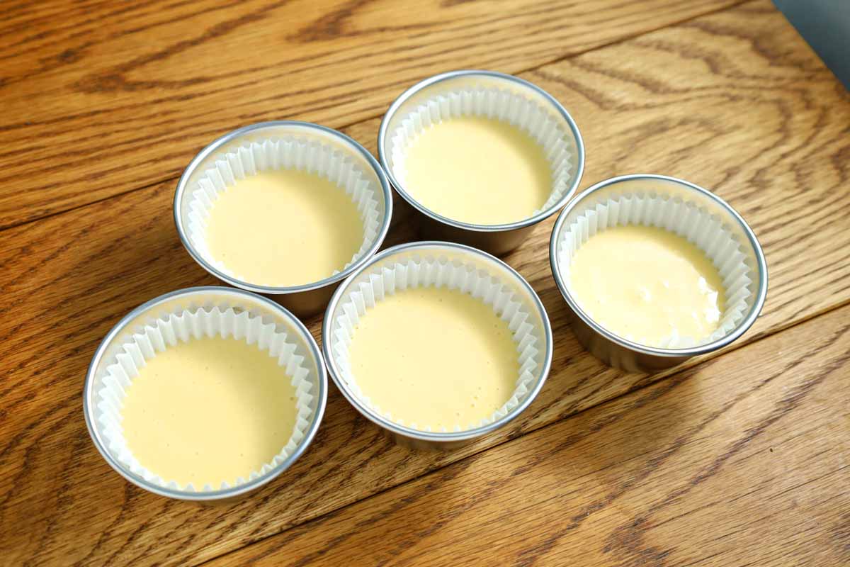 チーズ蒸しケーキ