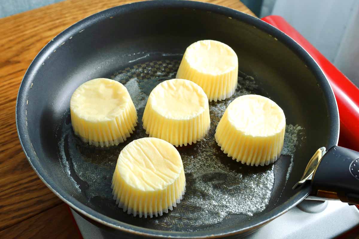 チーズ蒸しケーキ