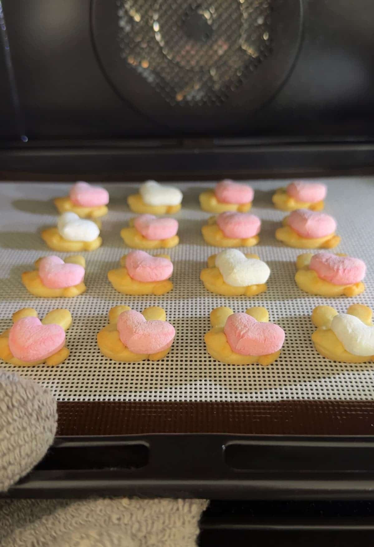 うさぎのハートマシュマロクッキー
