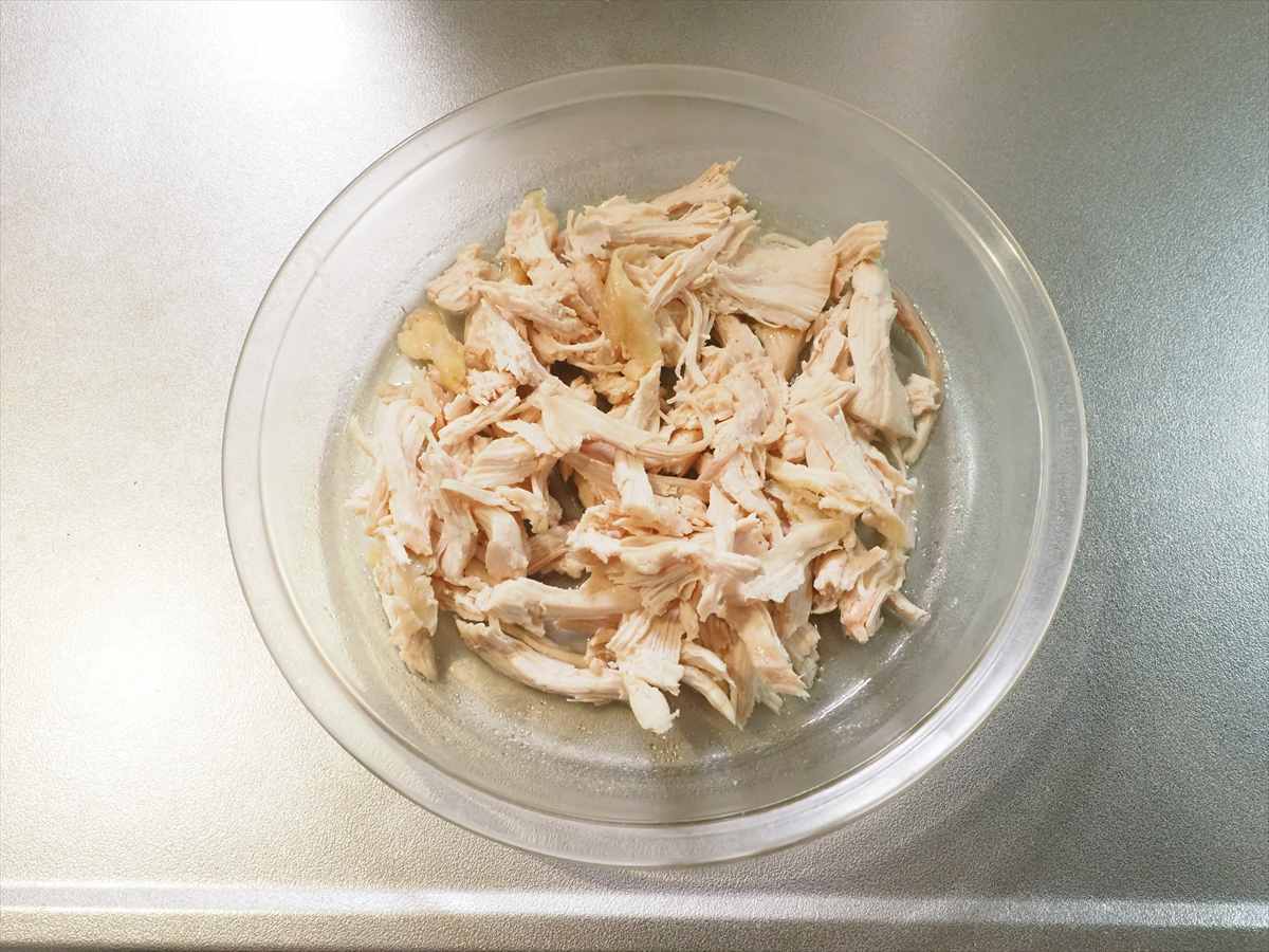 ふわふわ＆ジューシー！「鶏むね肉」のレンジ蒸し
