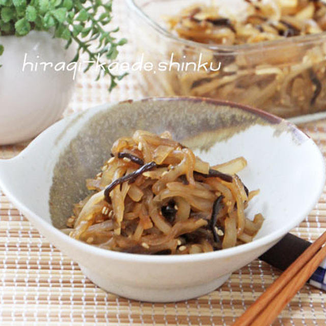 ご飯泥棒なおいしさ♪「大根と塩昆布のごま油炒め」お弁当にも大根の消費にも！