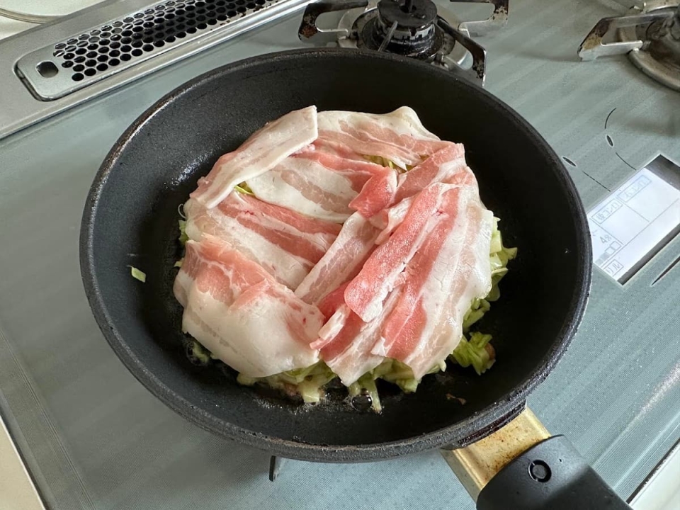 豚バラの脂が重要