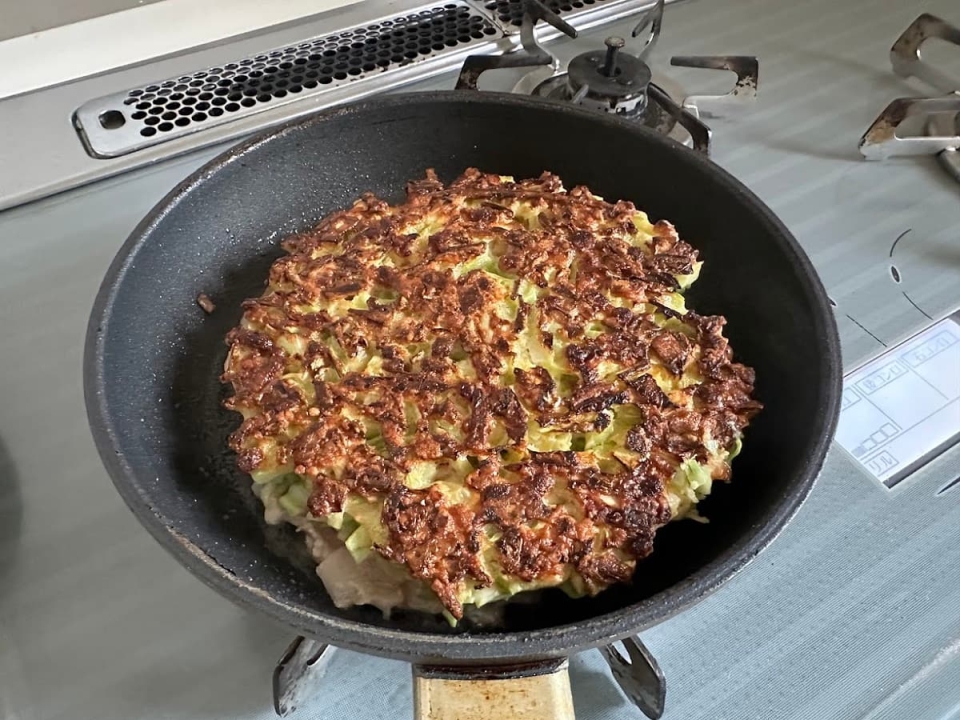 裏面きれいに焼きあがり