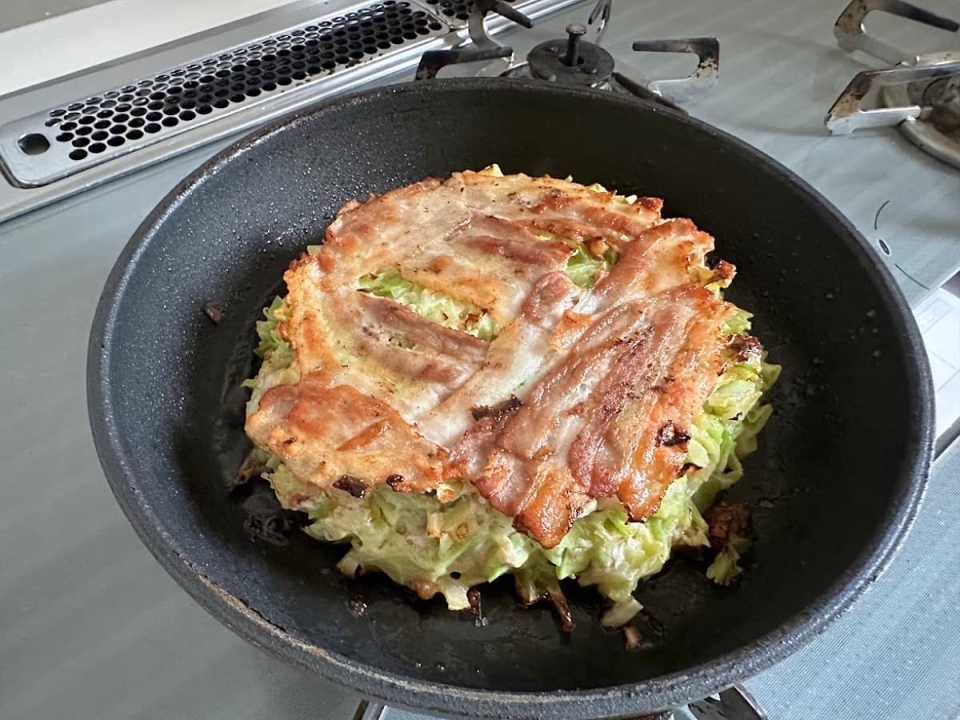 肉の面を上に