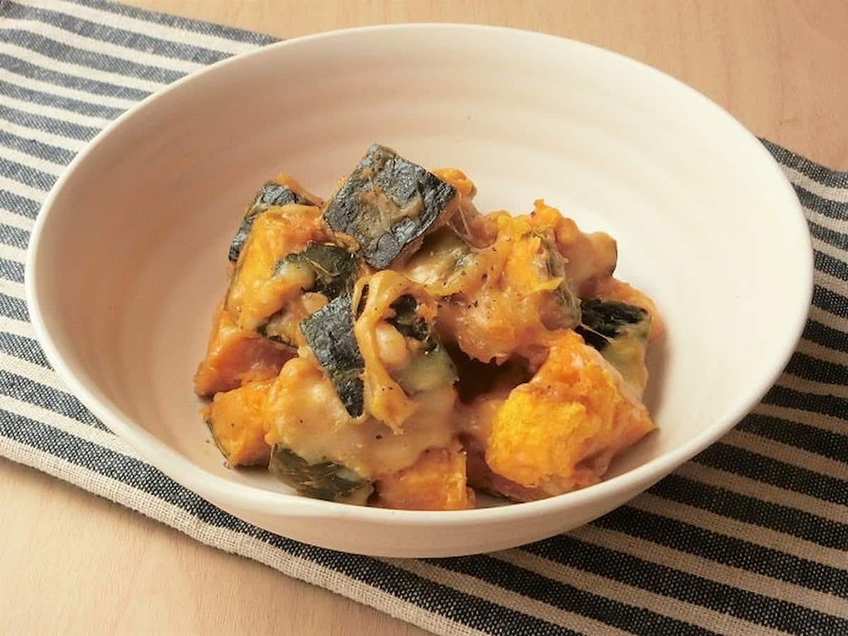 「みそチーズ」でコク旨♪簡単かぼちゃおかず