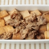 ボリュームたっぷりの簡単節約おかず「厚揚げと豚肉の照りうま煮」