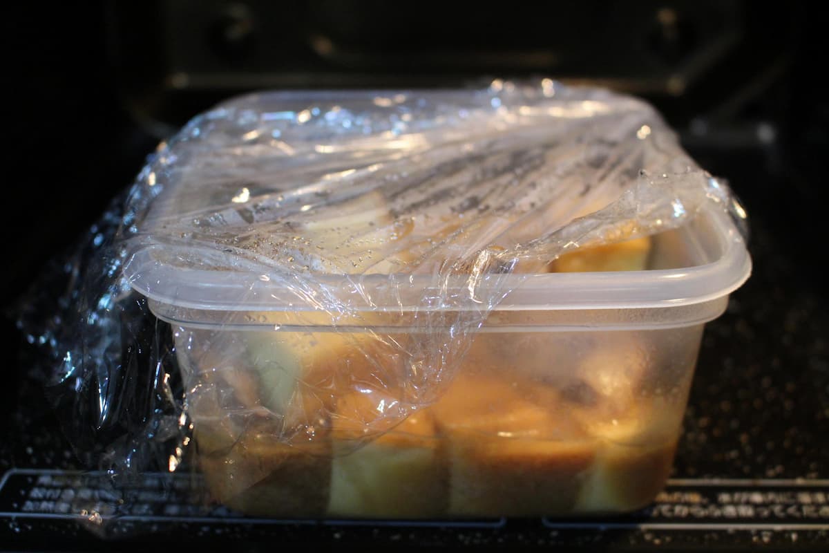 「厚揚げと豚肉の照りうま煮」