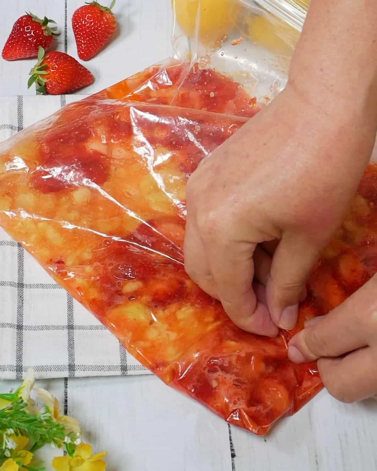 いちごバナナミルクアイス
