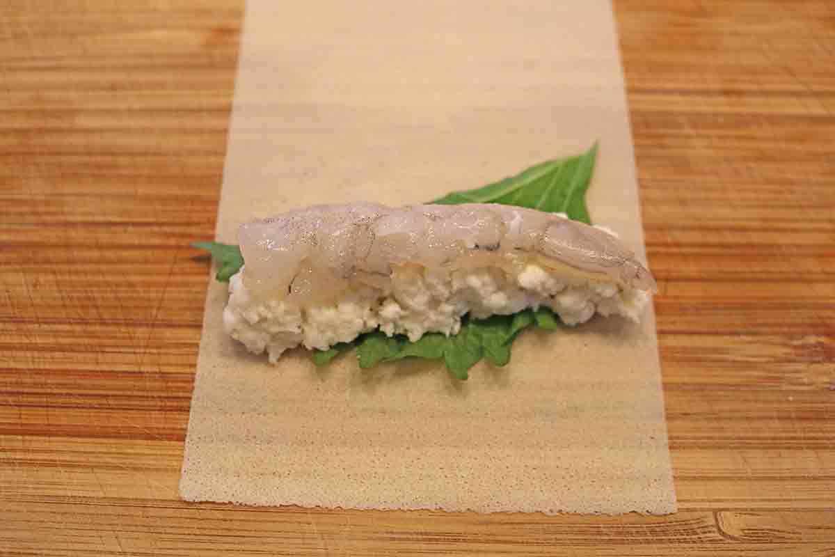 えびとはんぺん春巻き７