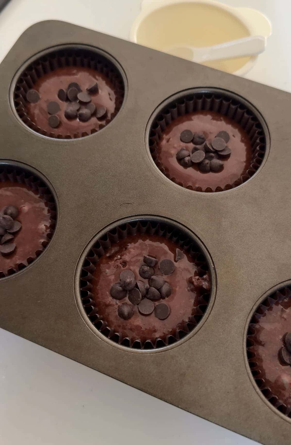 チョコチップマフィン