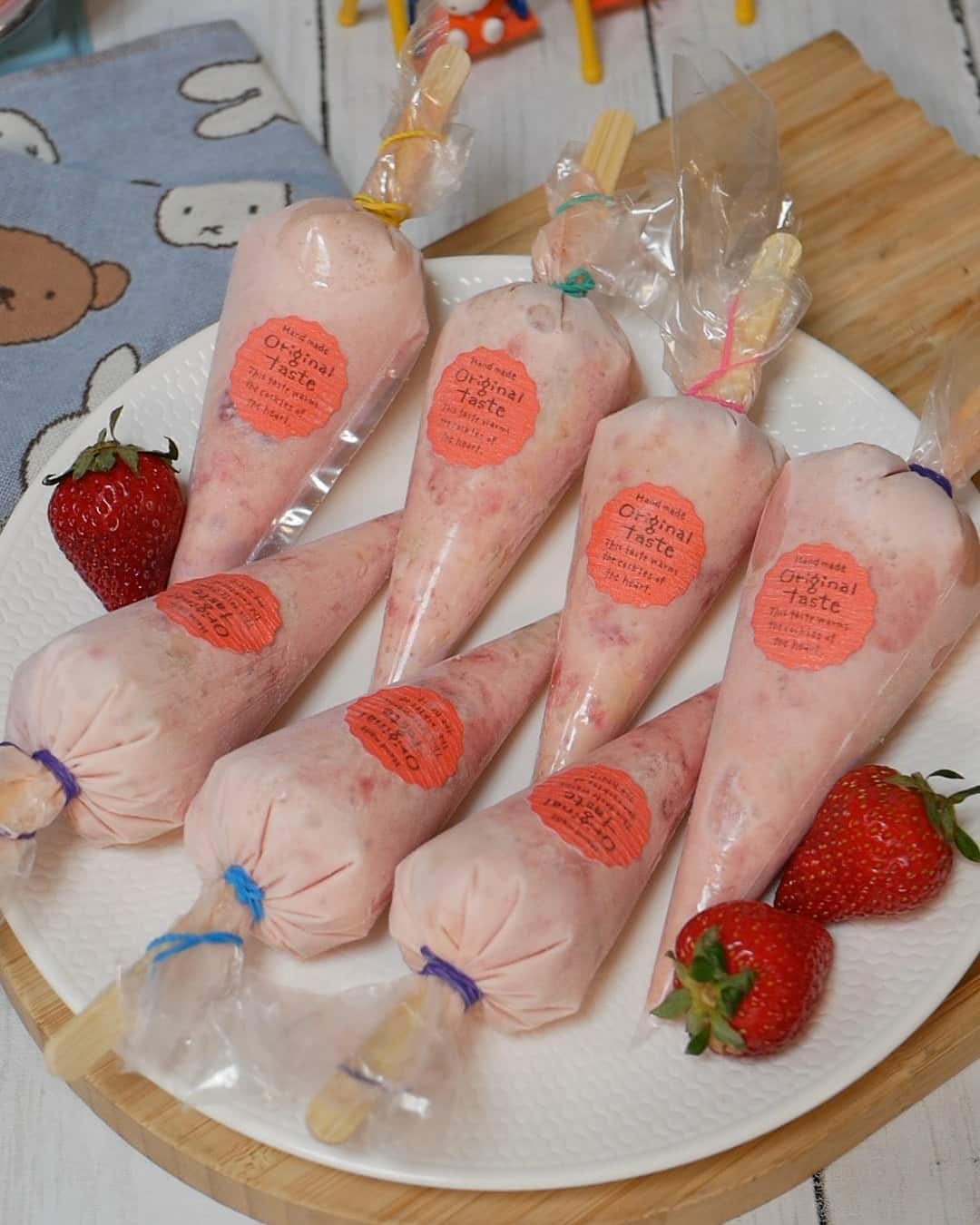 いちごバナナミルクアイス
