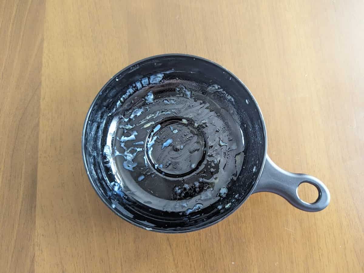 daiso 電子レンジ調理器目玉焼き 09 使用後