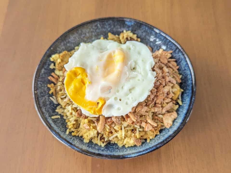 daiso 電子レンジ調理器目玉焼き 11 完成2
