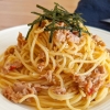 食べる手が止まらない！「ツナ×ごま油」のやみつきパスタ