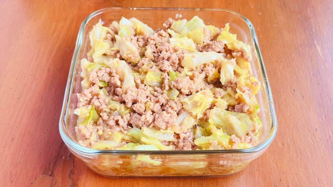 肉味噌キャベツ