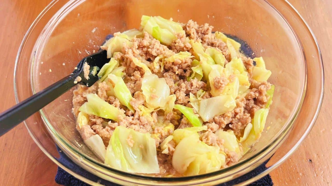 肉味噌キャベツ