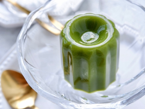 レンジで簡単♪「抹茶の水ようかん」の作り方