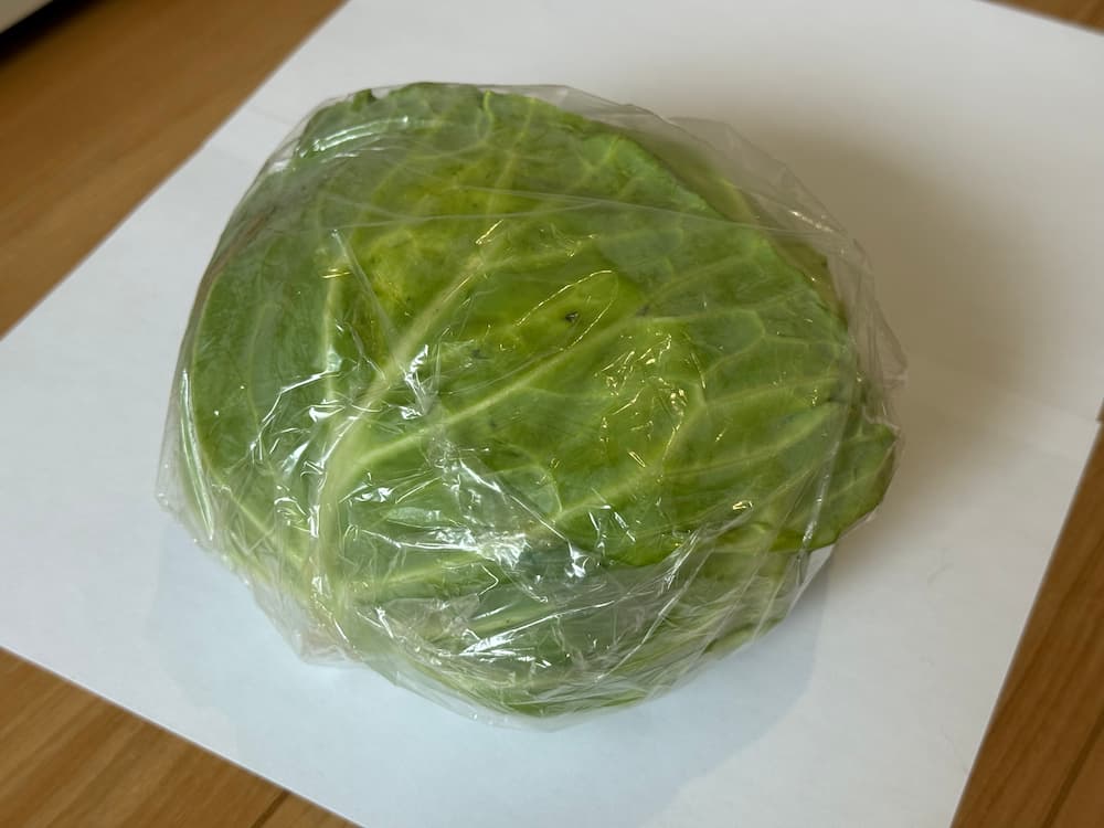 キャベツを冷蔵保存する方法